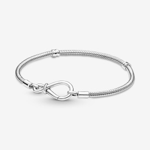 Charm Pandora Moments Infinity Knot Snake Sterling Silver | 483761-HXD